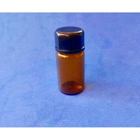 Botella de vidrio ambar rellenable 3 ml