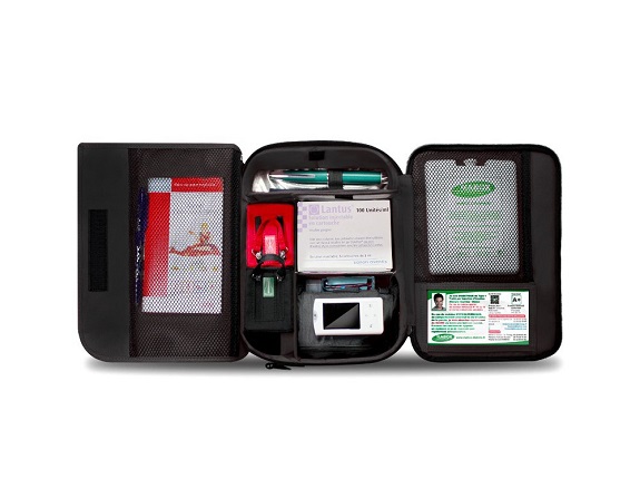 Estuche maxi diabetes isotermo negro